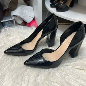 Nine West Point Toe Block Heel